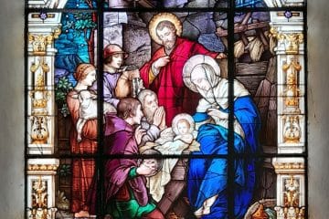 Vitrail de l'église Nuestra Señora de las Mercedes
