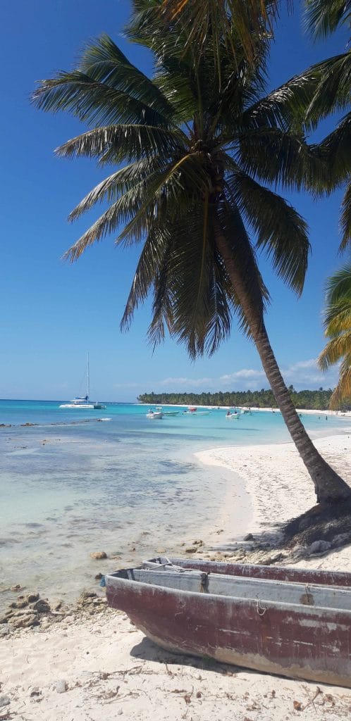 île Saona en république Dominicaine près de Bayahibe dans le parc national de l'est